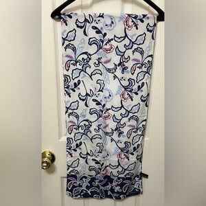 CYNTHIA ROWLEY Floral Silk Scarf